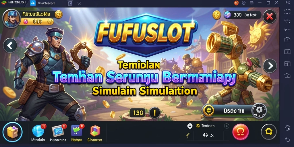 Tangkapan layar FUFUSLOT menampilkan momen seru dalam gameplay Simulation.