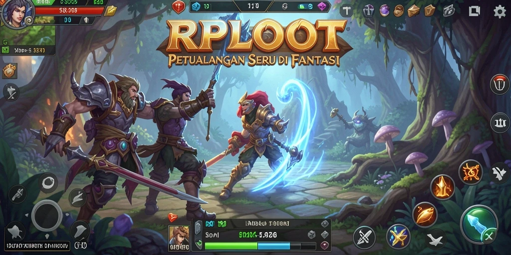 Tampilan gameplay RPLOOT yang penuh petualangan dan tantangan seru.